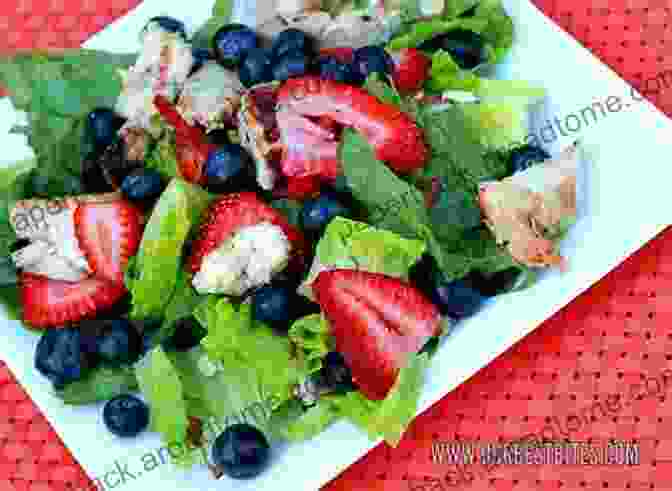 A Bowl Of Greens With Grilled Chicken, Berries, Sliced Almonds, And A Light Dressing Quick And Easy Paleo Breakfast Recipes: Delicious Breakfast Recipes To Eat On The Paleo Diet If You Want To Lose Weight Be Healthy And Make Your Mornings (The Essential Kitchen 14)