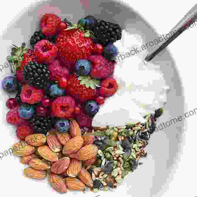 A Colorful Breakfast Bowl Filled With Oatmeal, Berries, Nuts, And Seeds Truly Healthy Vegan For Everybody Cookbook: Healthy And Delicious Breakfast Lunch Dinner For Everybody