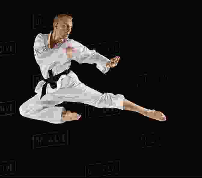 A Determined Man Performing A Powerful Karate Kick In A Dojo Martial Arts: The Ultimate 2 In 1 Guide To Mastering Tai Chi For Beginners And Karate For Beginners (Tai Chi Tai Chi For Beginners Karate Karate Martial Arts For Beginners Self Defense)