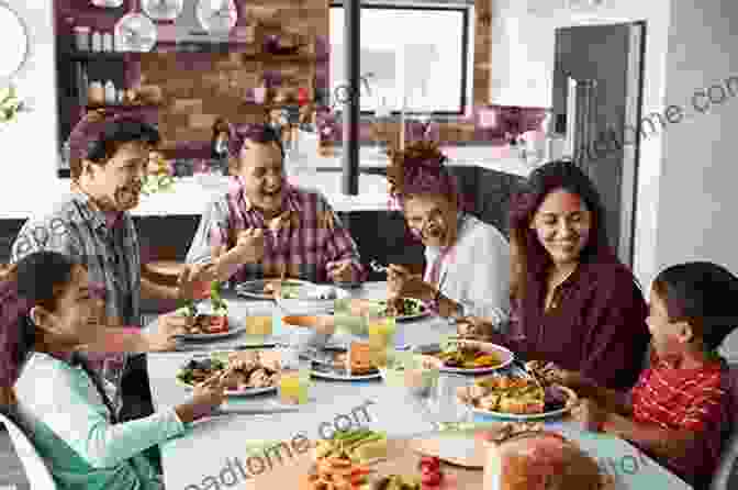 A Family Gathering Around A Table, Smiling And Laughing, With A Copy Of Story Worth Telling In The Center A Story Worth Telling: Story About The Life Of The Miners: Mining Story Of Seasons