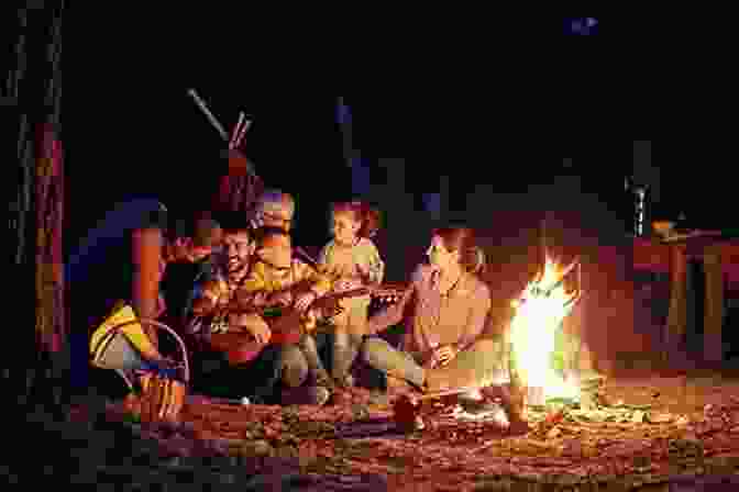 A Group Of Children Laughing And Having Fun Around A Campfire The Soggy Foggy Campout #8 (Here S Hank)