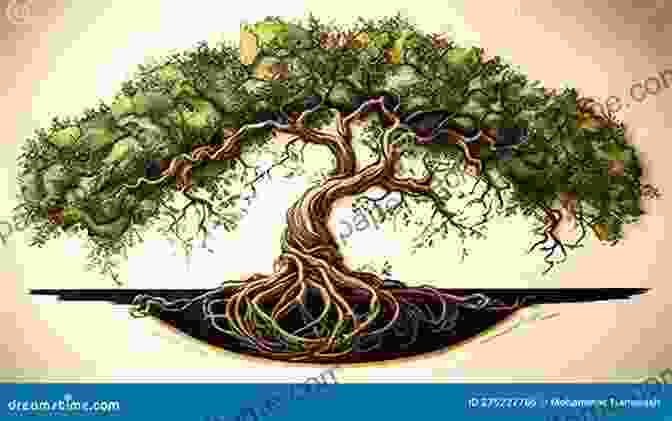 A Majestic Tree, Representing The Interconnectedness Of All Living Beings And The Wisdom Of Nature If We Were Giants