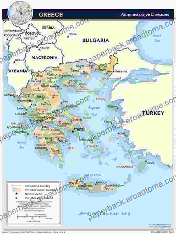 A Map Of Greece With Regional Appetizers Traditional Mediterranean Diet: How To Cook Delicious And Healthy Greek Appetizers: Mediterranean Diet For Beginners