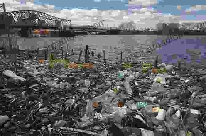 A Polluted River, Symbolizing The Consequences Of Human Neglect And Environmental Degradation If We Were Giants