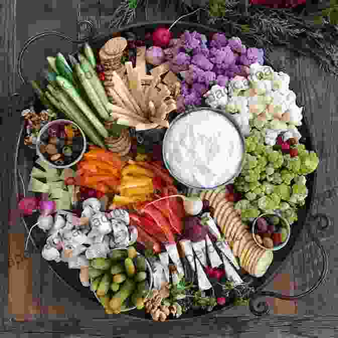 A Spread Of Colorful Appetizers, Including Bruschetta, Cheese Platters, And Vegetable Crudités Truly Healthy Vegan For Everybody Cookbook: Healthy And Delicious Breakfast Lunch Dinner For Everybody