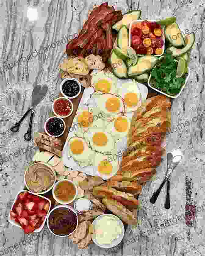 A Table Laden With A Delicious Easter Brunch, Including Eggs, Bacon, Pancakes, And Fresh Fruit 365 Tasty Holiday Recipes: Enjoy Everyday With Holiday Cookbook