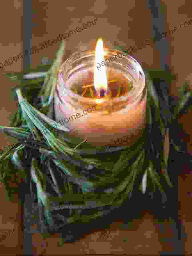 A Woman Dressing A Candle With Herbs And Oils WICCA FOR BEGINNERS: How To Get Started With Candle Magic How To Load Magic Into Wiccan Tools Initiation Into A Coven Elements Their Use With Magic