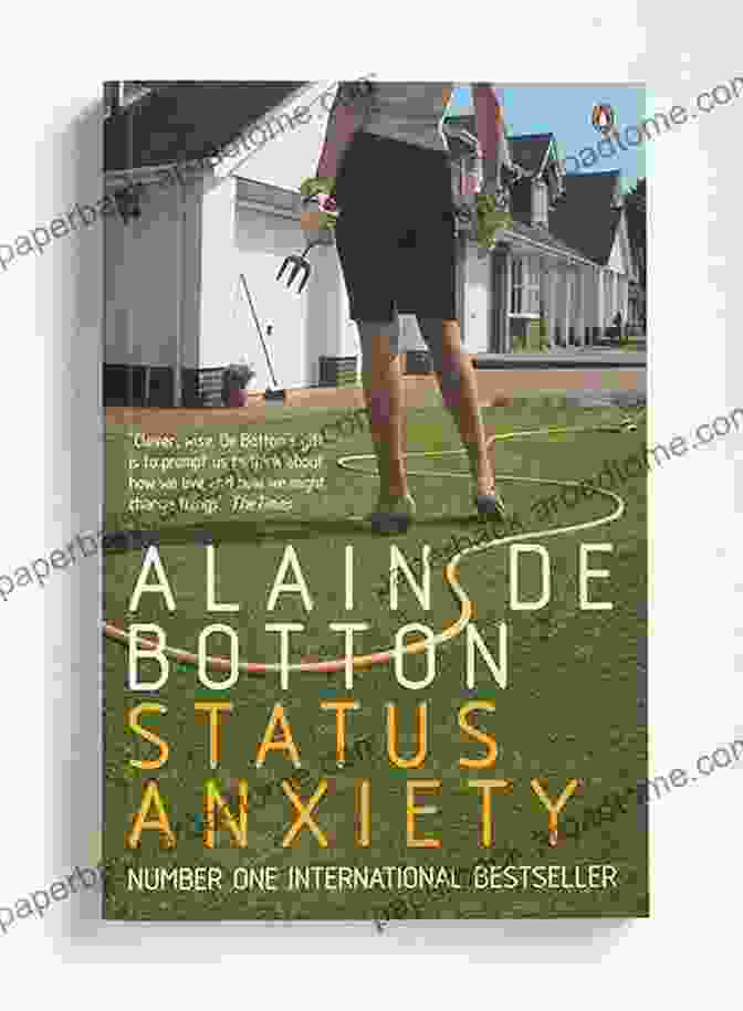 Alain De Botton's Status Anxiety Book Cover Featuring A Man Looking At His Reflection In A Mirror Status Anxiety (Vintage International)