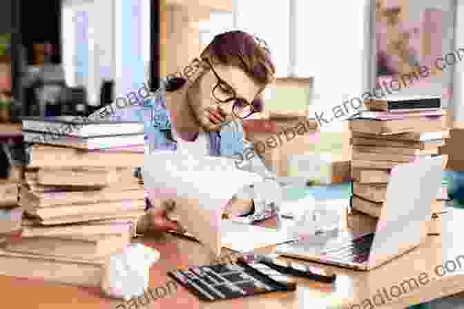 An Author Sitting At His Desk, Surrounded By Books And Papers The Perfectly Timed Death Of An Imaginary Friend (Oberon Modern Plays)