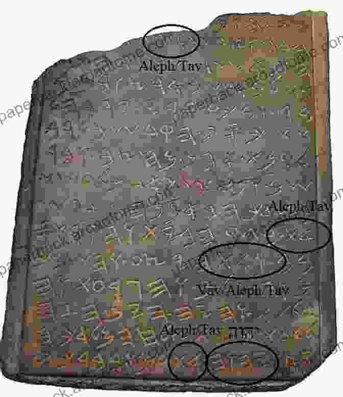 Ancient Hebrew Inscription On A Stone Tablet A History Of The Hebrew Language