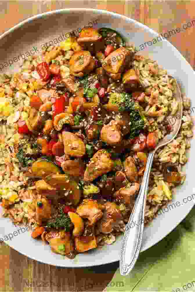 Chicken Stir Fry With Brown Rice RECIPES FOR THE SUPERMETABOLISM DIET : 80 Recipes To Lose 10 Kg In 30 Days In Three Phases (eat More Lose More Pounds) + 70 Recipes With Photos Vegan Vegetarian