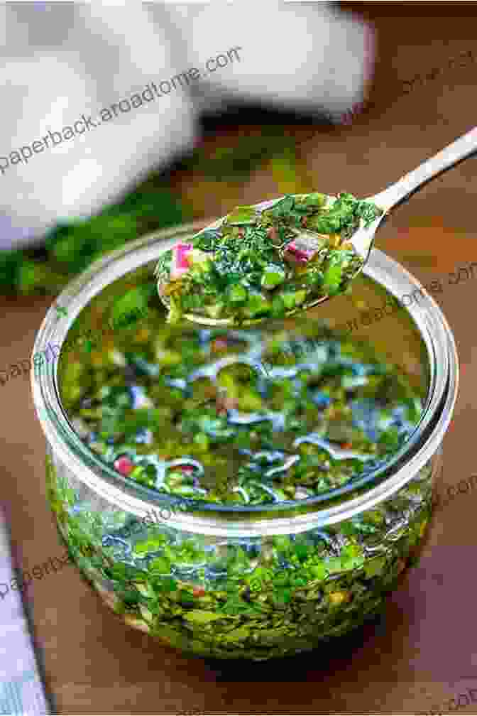 Chimichurri, A Popular Condiment Made With Fresh Herbs And Spices The Best Of Dominican Desserts: 10 Traditional Desserts From Quisqueya (Dominican Cooking 3)