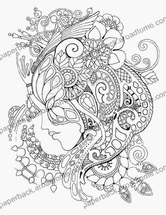 Dark Hunter Coloring 01 Coloring Book With Intricate Designs Dark Hunter Coloring 01