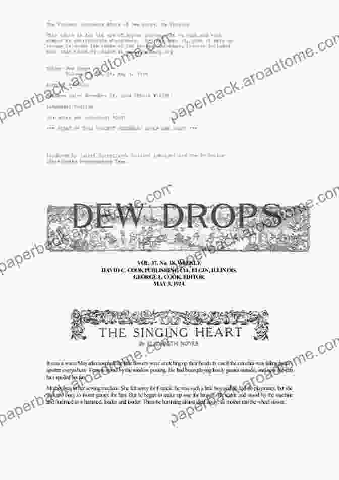 Dew Drops Vol. 37 No. 18 (May 1914) Cover Dew Drops Vol 37 No 18 May 3 1914