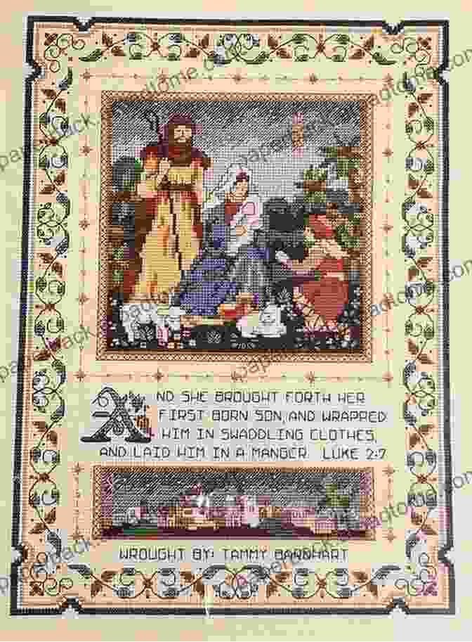 Embroidered Sampler With Religious Imagery Collection Of Original Sampler Verses: Use On Embroidered Samplers From 17th Century: Learning About Symbolism Of Sampler Motifs