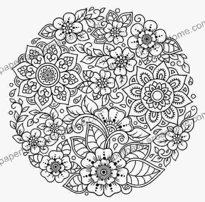 Floral Mandala Colouring Book Unique Floral Mandala Colouring