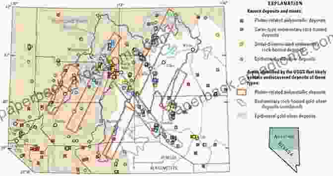 Geological Map Indicating Areas With Potential For Gold And Silver Deposits Gold And Silver Mining: Learn How To Strike It Rich