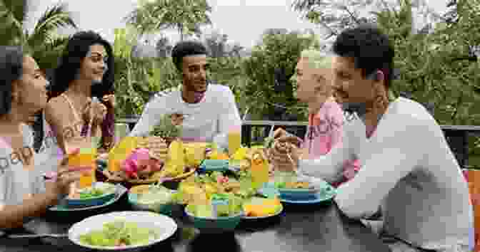 Group Enjoying A Vegan Meal Cruelty Free Deliciousness : Simple Vegan Recipes That Will Amaze And Shock Your Tastebuds