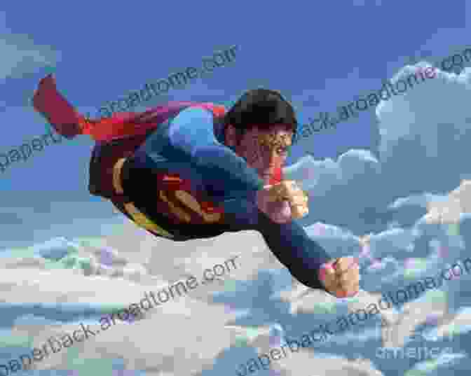 Illustration Of Superman Soaring Through The Air, Symbolizing Hope And Cultural Evolution Escape Into Meaning: Essays On Superman Public Benches And Other Obsessions