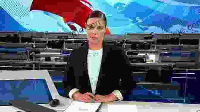 Image Of A Russian News Anchor Delivering Propaganda On Television Russian TV In The Era Of Transition: Genres Technologies Identities (Film And Media Studies)