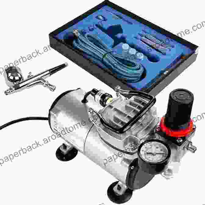 Image Of An Airbrush, Compressor, And Accessories Airbrushing Scale Model Aircraft