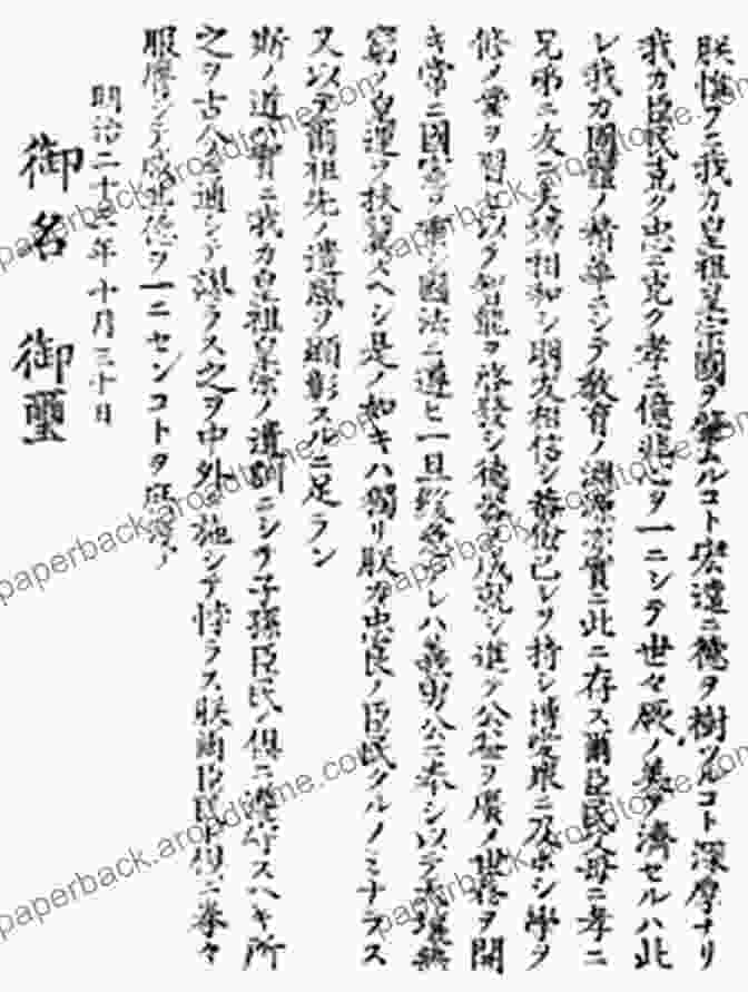 Imperial Rescript On Education Issued By Emperor Meiji In 1890, Emphasizing The Preservation Of Traditional Japanese Values Alongside The Adoption Of Western Knowledge And Technology. Civilization And Monsters: Spirits Of Modernity In Meiji Japan (Asia Pacific)