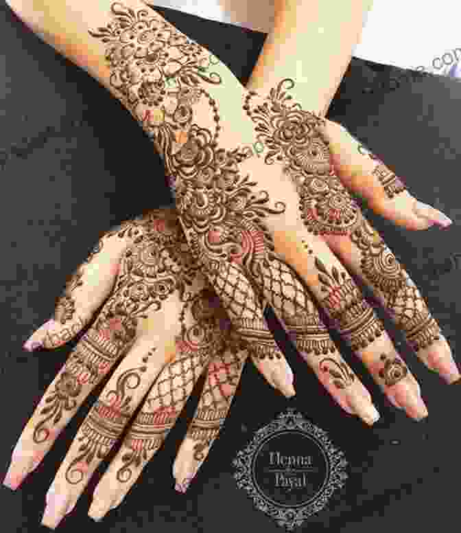 Intricate Indian Mehndi Design With Floral And Geometric Patterns Happy Khushi: Latest Traditional Indian Mehndi