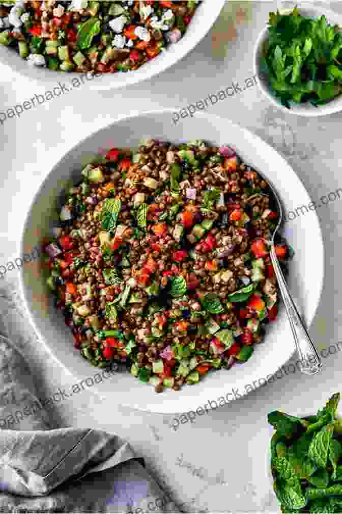 Lentil Salad With Roasted Vegetables And Lemon Vinaigrette Clean Vegan Eating: Tackle One Diet Change At A Time: Full Day Of Vegan Eating