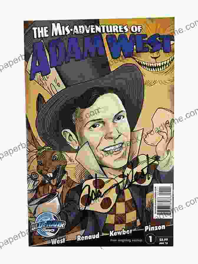 Mis Adventures Of Adam West Adult Coloring Book Cover Mis Adventures Of Adam West: Adult Coloring