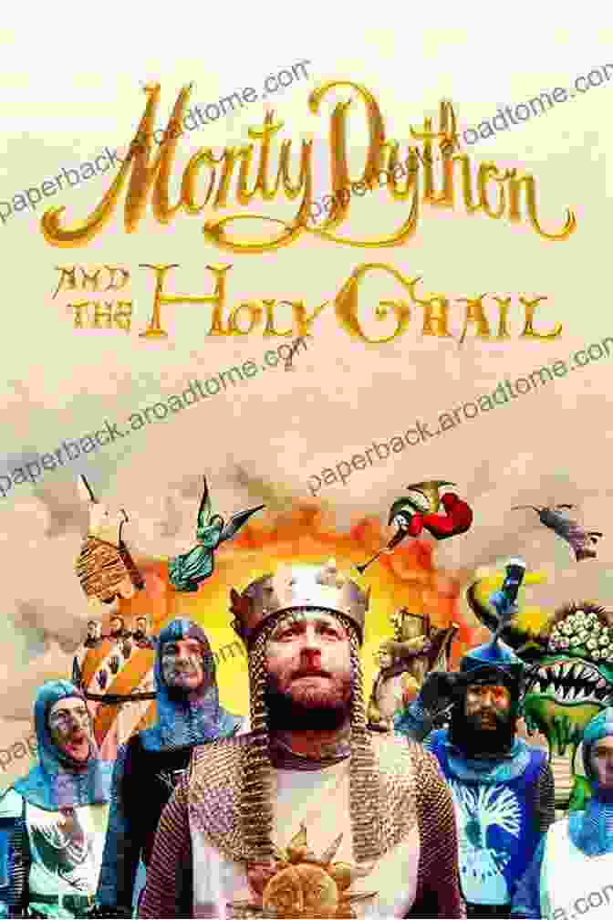 Monty Python And The Holy Grail Movie Poster Featuring Knights In Comical Armor 20 Movies For Popcorn