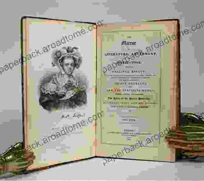 Ornate Cover Of The Mirror Of Literature, Amusement And Instruction Volume 19 No. 555 Featuring Intricate Victorian Motifs The Mirror Of Literature Amusement And Instruction Volume 19 No 555 Supplementary Number