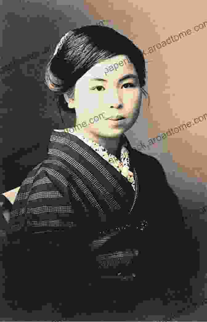 Portrait Of Kaneko Misuzu, A Young Japanese Woman With Short Hair And A Gentle Smile, Wearing A Kimono POEMS OF KANEKO MISUZU AND HAIKUS INSPIRED BY THEM IV: FLORA