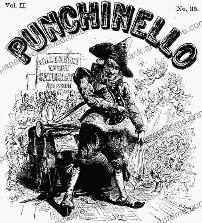 Punchinello Volume No 35 Cover Illustration Depicting Punch Riding A Unicycle Punchinello Volume 2 No 35 November 26 1870