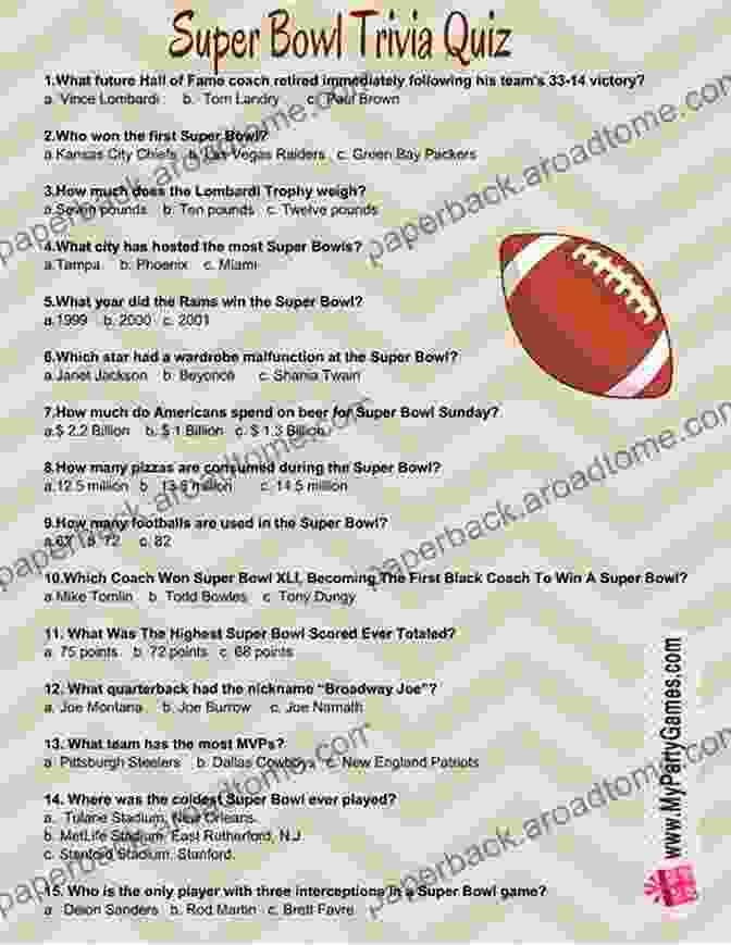 Super Bowl Challenge Trivia Book Cover Super Bowl Challenge Trivia: Super Bowl Facts And Quizzes For Fans