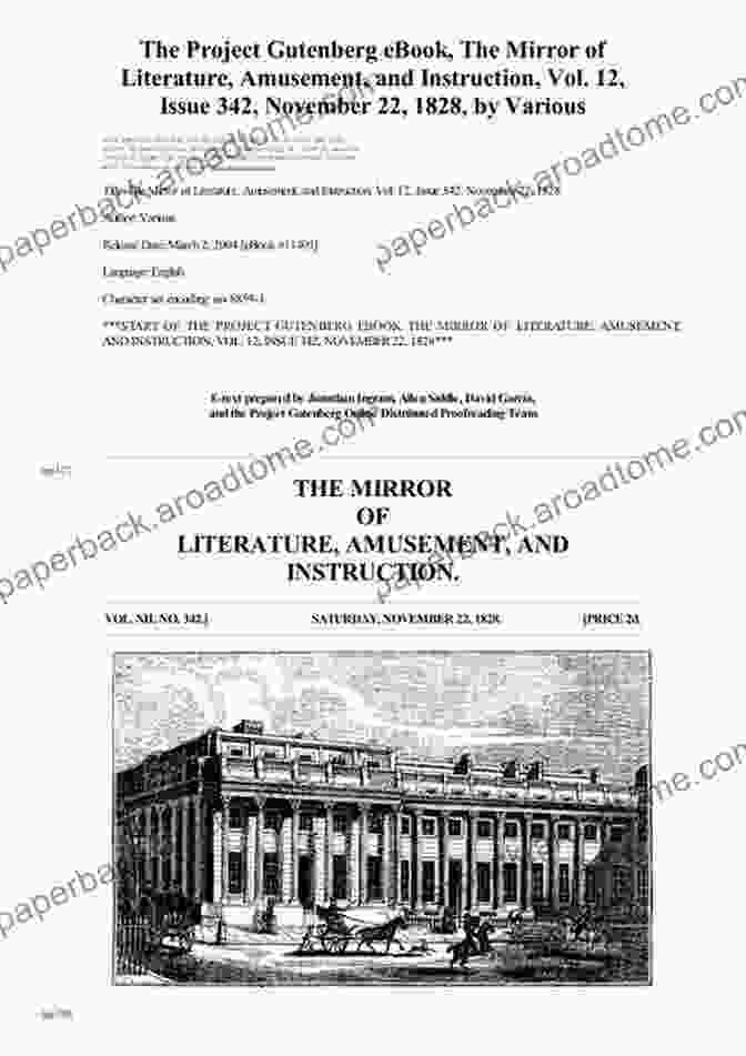 The Mirror Of Literature, Amusement, And Instruction Volume 12 No 343 November 29 The Mirror Of Literature Amusement And Instruction Volume 12 No 343 November 29 1828