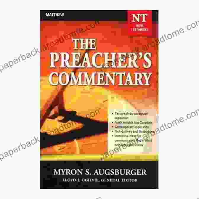 The Preacher Commentary Vol 24 Matthew The Preacher S Commentary Vol 24: Matthew