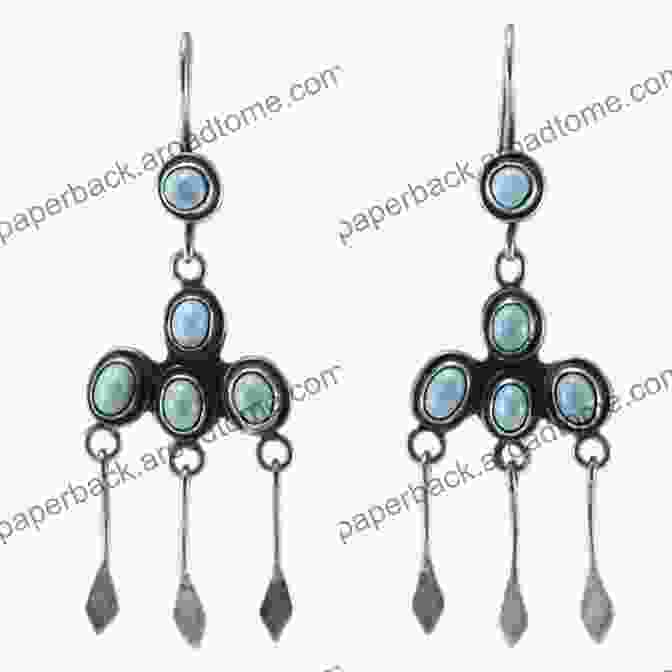 Vintage Navajo Earrings With Silver And Turquoise Vintage Antique Navajo Jewelry Collector S Photo Collection Vol 2