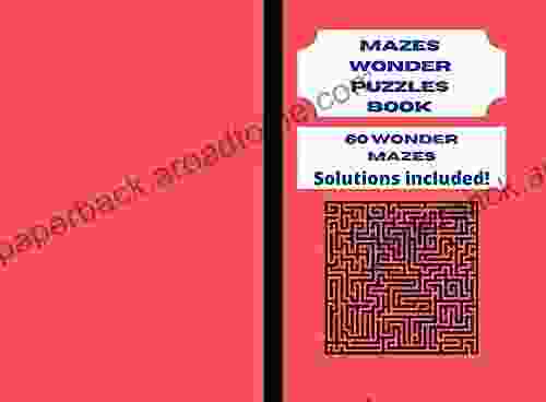 Mazes Wonder Puzzles Book: 60 Wonder Mazes Solutions Included